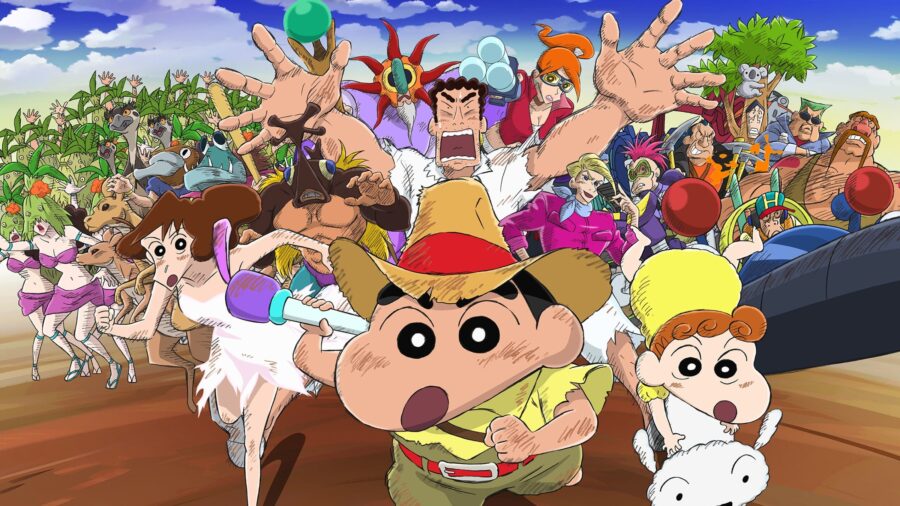 Crayon Shin chan Honeymoon Hurricane The Lost Hiroshi (2019) ชินจัง เดอะมูฟวี่ ตอน ฮันนีมูนป่วนแดนจิงโจ้ ตามหาคุณพ่อสุดขอบฟ้า - クレヨンしんちゃん 新婚旅行ハリケーン ~失われたひろし~